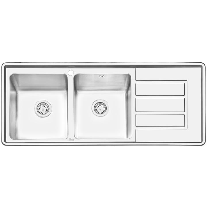 سینک ایلیا استیل مدل 2062 توکار  Ilia Steel 2062 Inset Sink